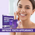 Purple Teeth Whitening Strips for Sensitive Teeth Remove Coffee Wine Smoking Stains Non Slip Improve Dental Yellowing Bright Smile Teeth Bleaching Strip
